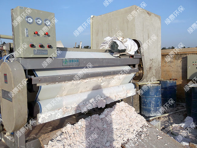 大理石切割污泥脫水 （湖南常德） 1