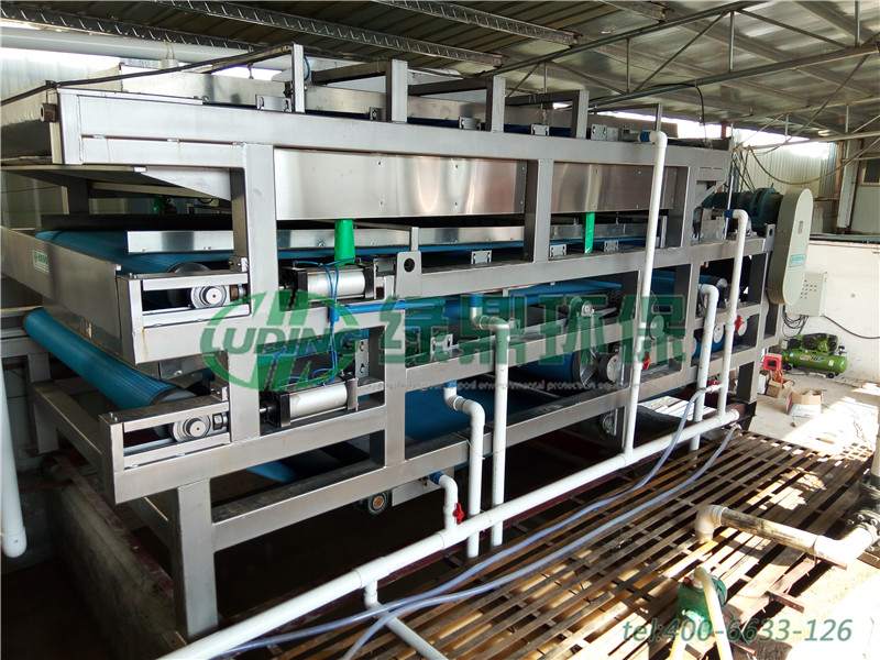 福建建筑污泥帶式壓濾機(jī)處理案例 1