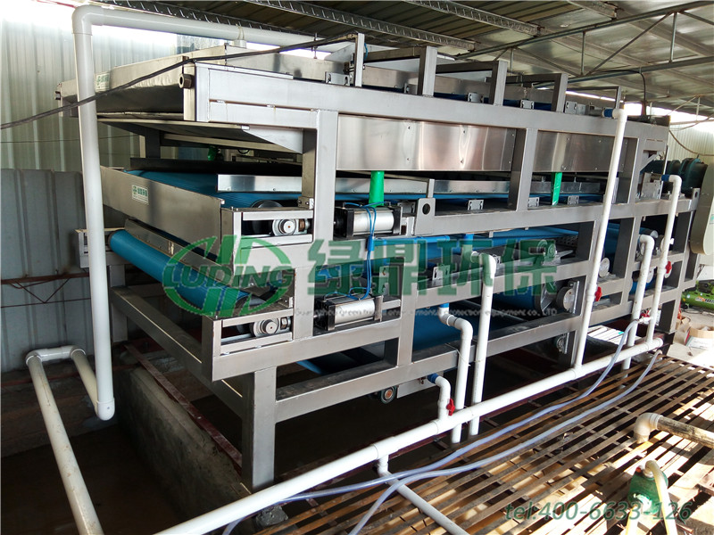 福建建筑污泥帶式壓濾機(jī)處理案例 2